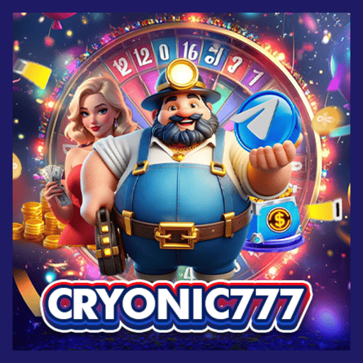 Imagem promocional da CRYONIC777 mostrando a plataforma e suas vantagens